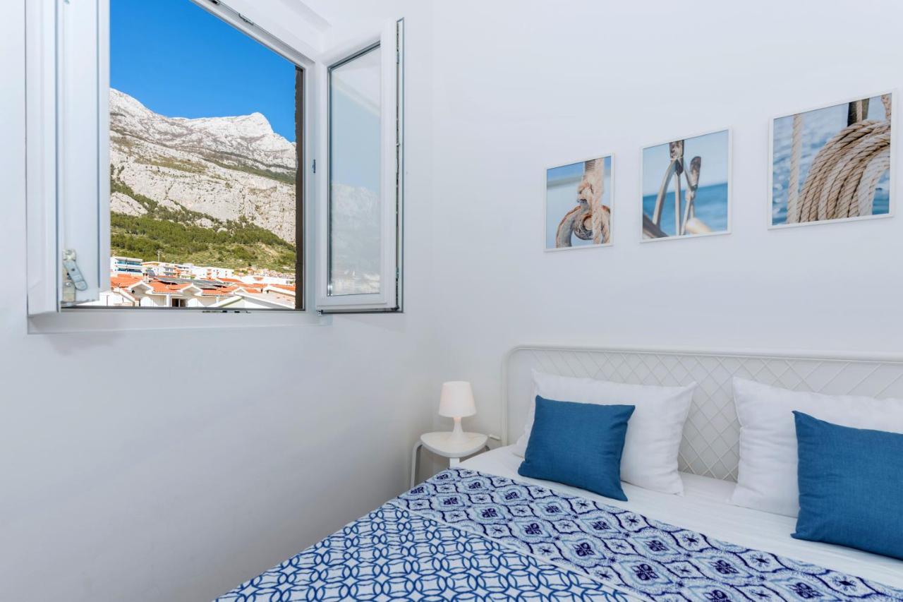 Vista Mare Apartment - 3 Bedroom, Sea View Makarska Eksteriør billede