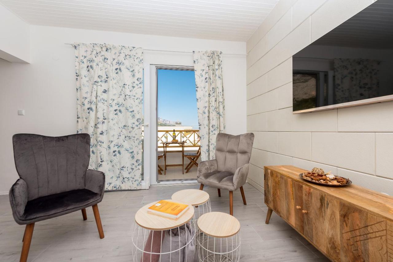 Vista Mare Apartment - 3 Bedroom, Sea View Makarska Eksteriør billede